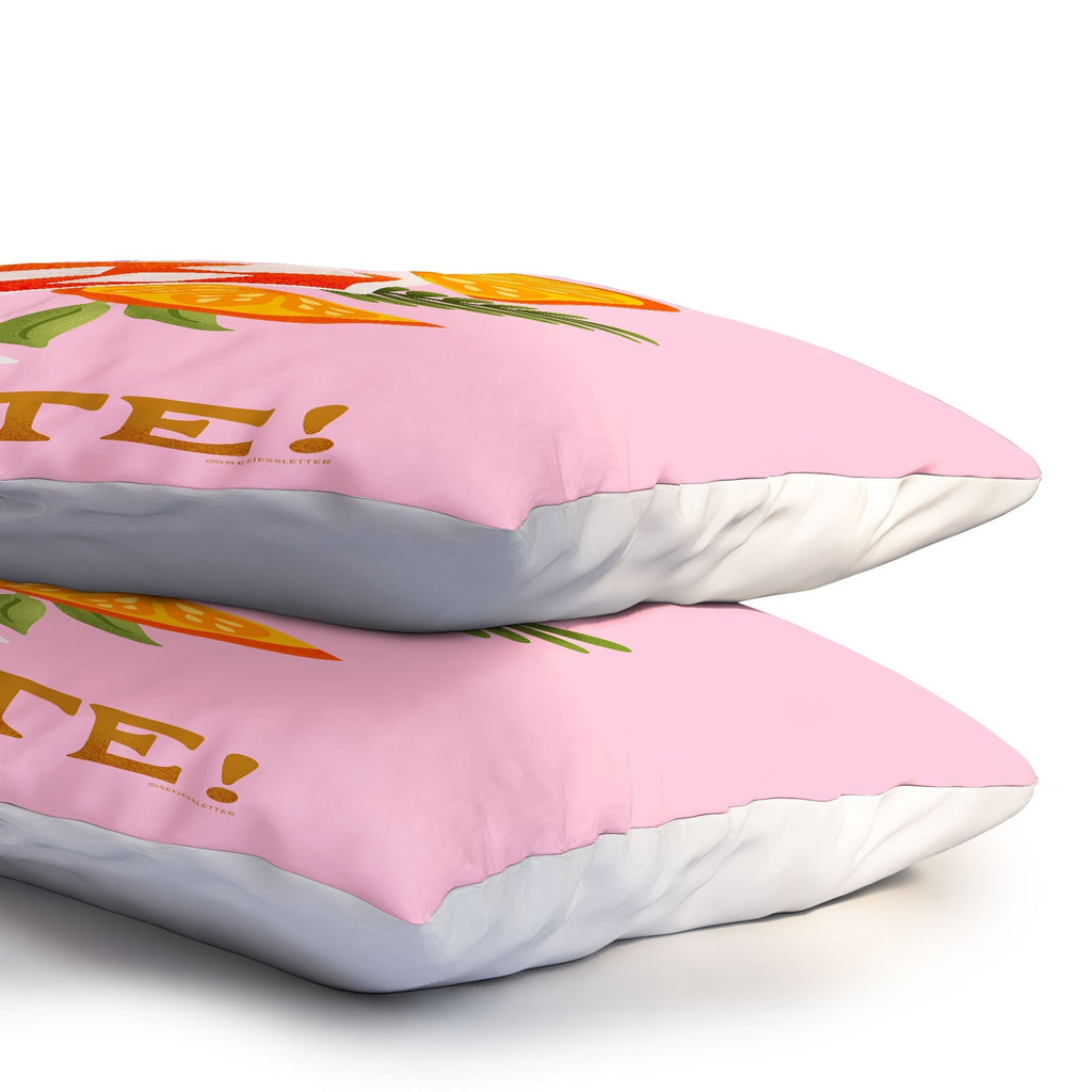 Jessica Molina Orange Spritz Pillow Shams