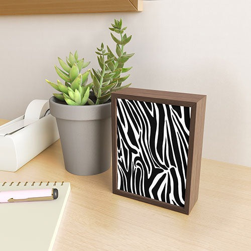 Jennifer Labre Wild Zebra Framed Mini Art Print