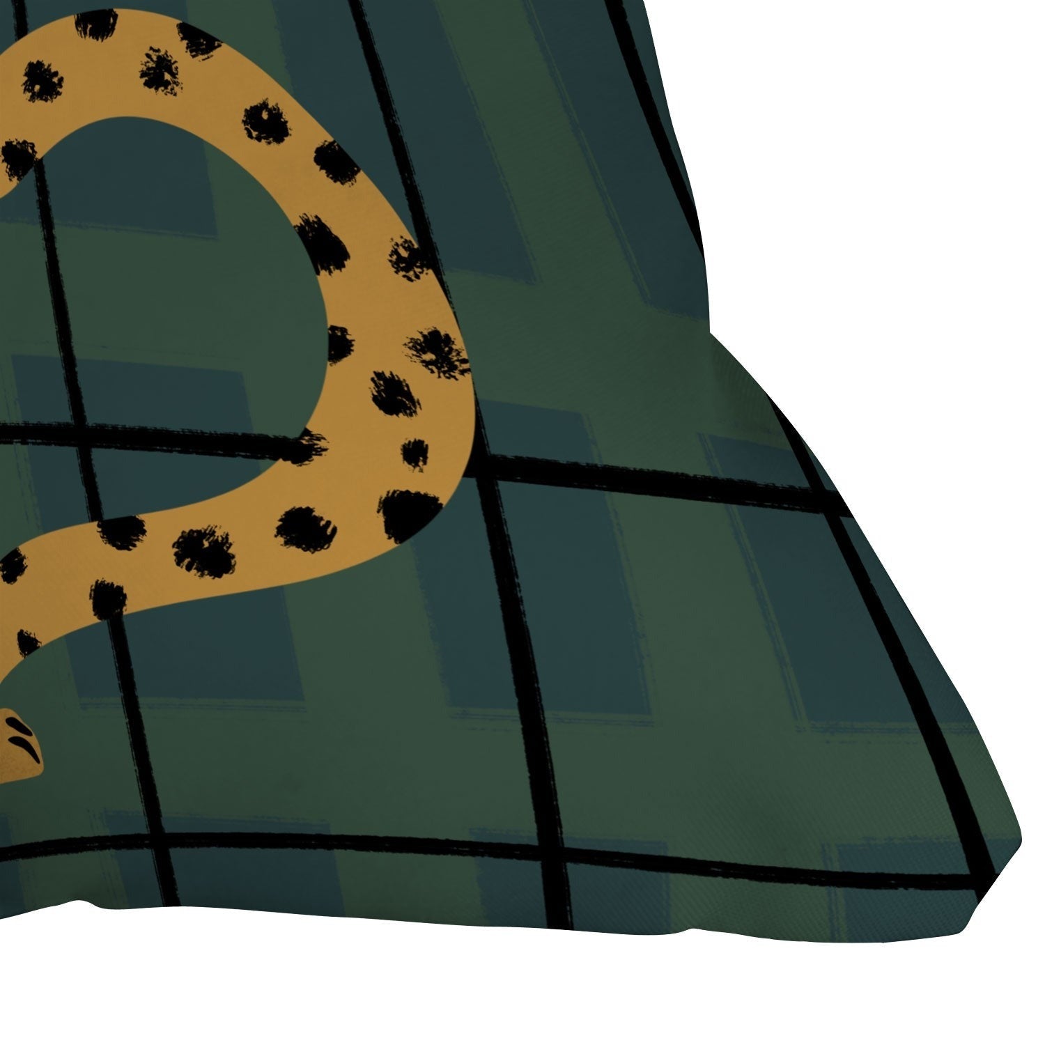 Design by Spark Cheetah Cool Cat Throw Pillow