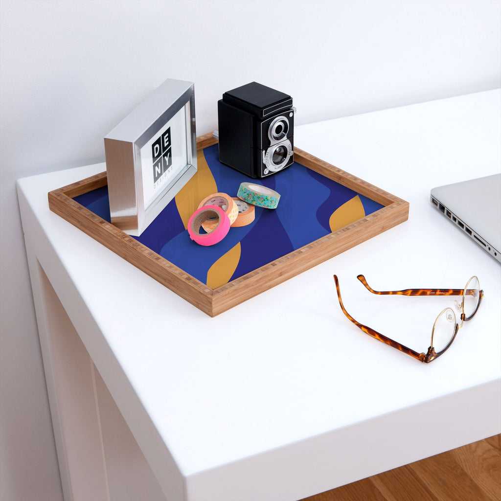 Camilla Foss Pebbles in Stream Square Tray