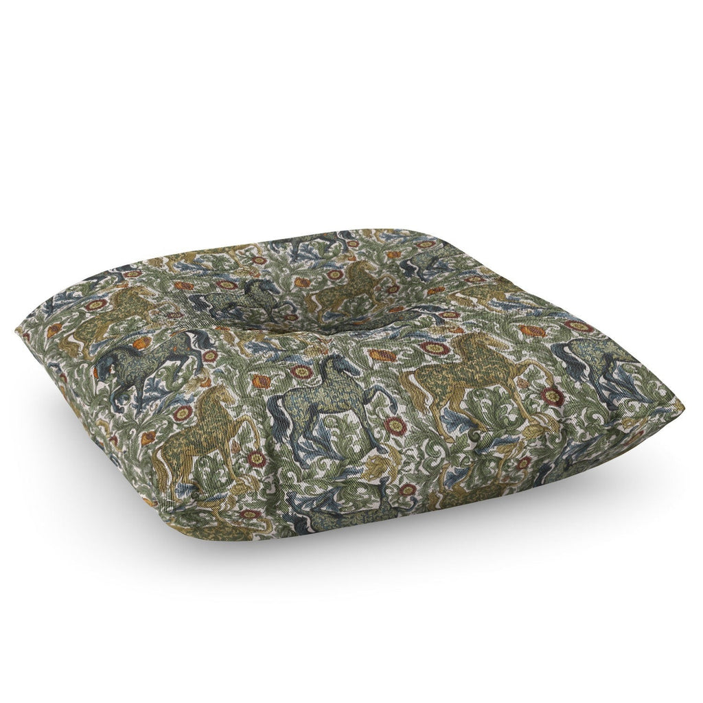 Marta Barragan Camarasa Renaissance Horse Garden Floor Pillow Square