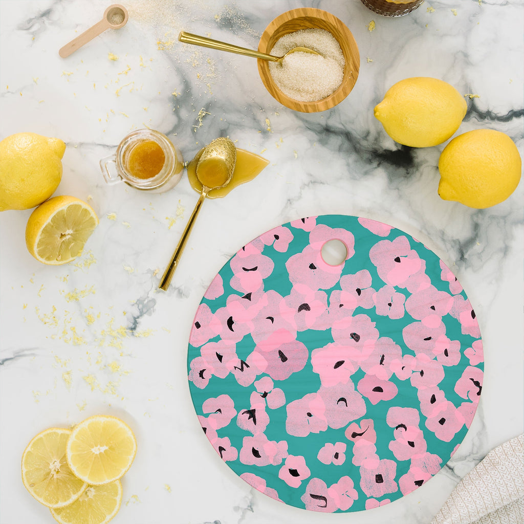 Garima Dhawan hydrangea 14 Cutting Board Round