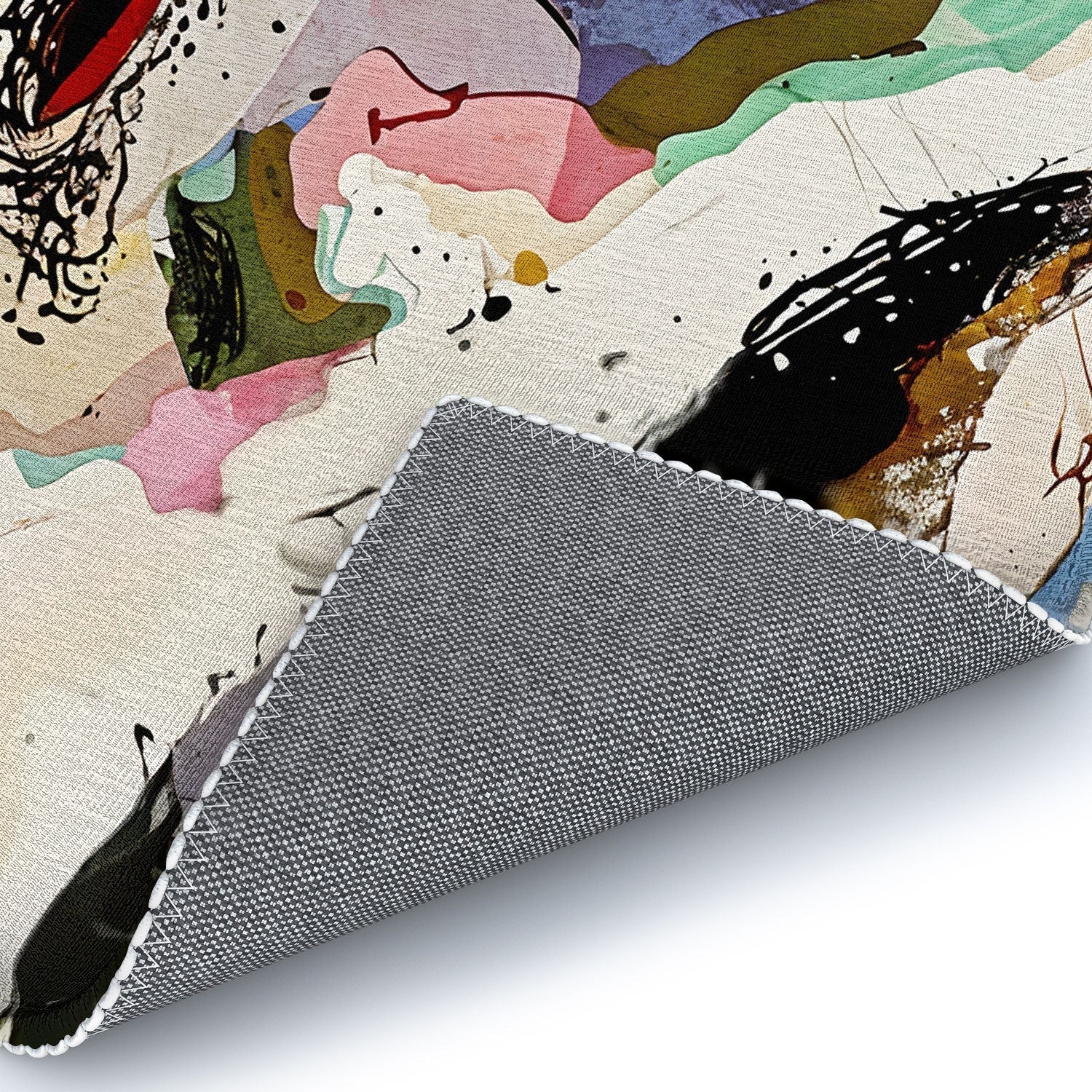 83 Oranges Echoes Beneath the Surface Area Rug