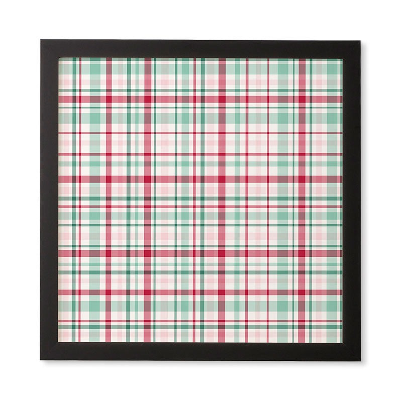Lisa Argyropoulos Merry Vintage Plaid Framed Wall Art