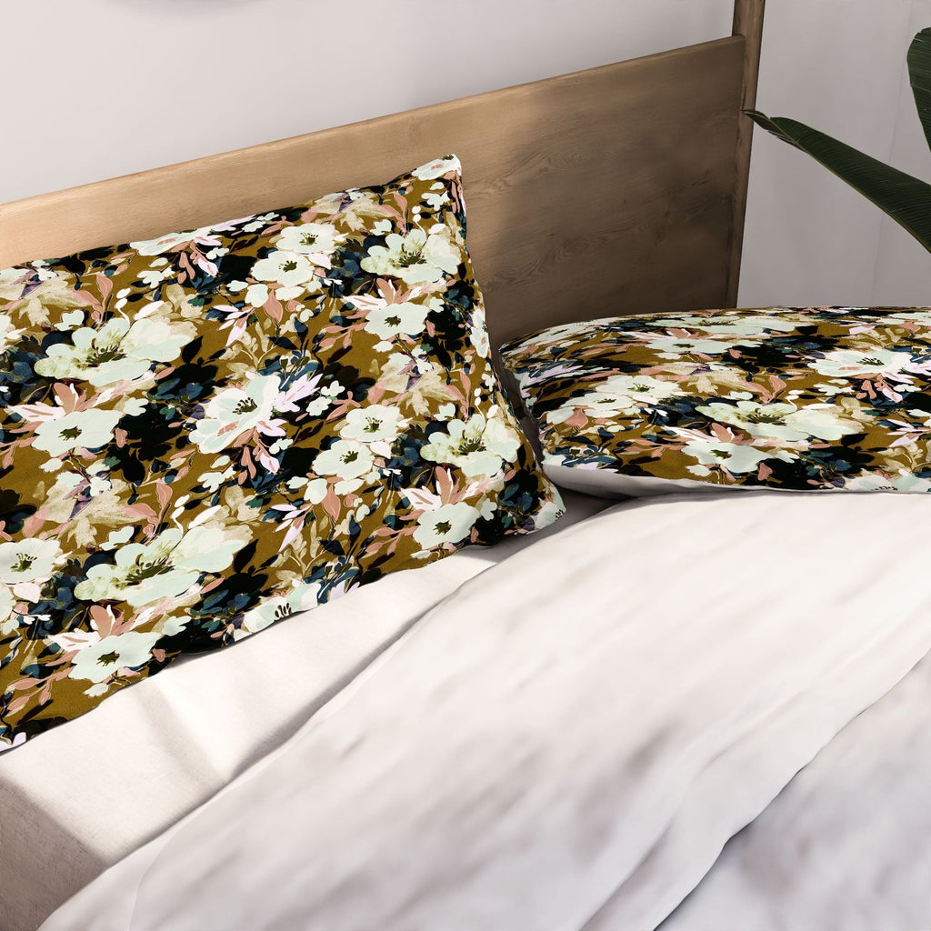Marta Barragan Camarasa Romantic Floral Fusion Pillow Shams