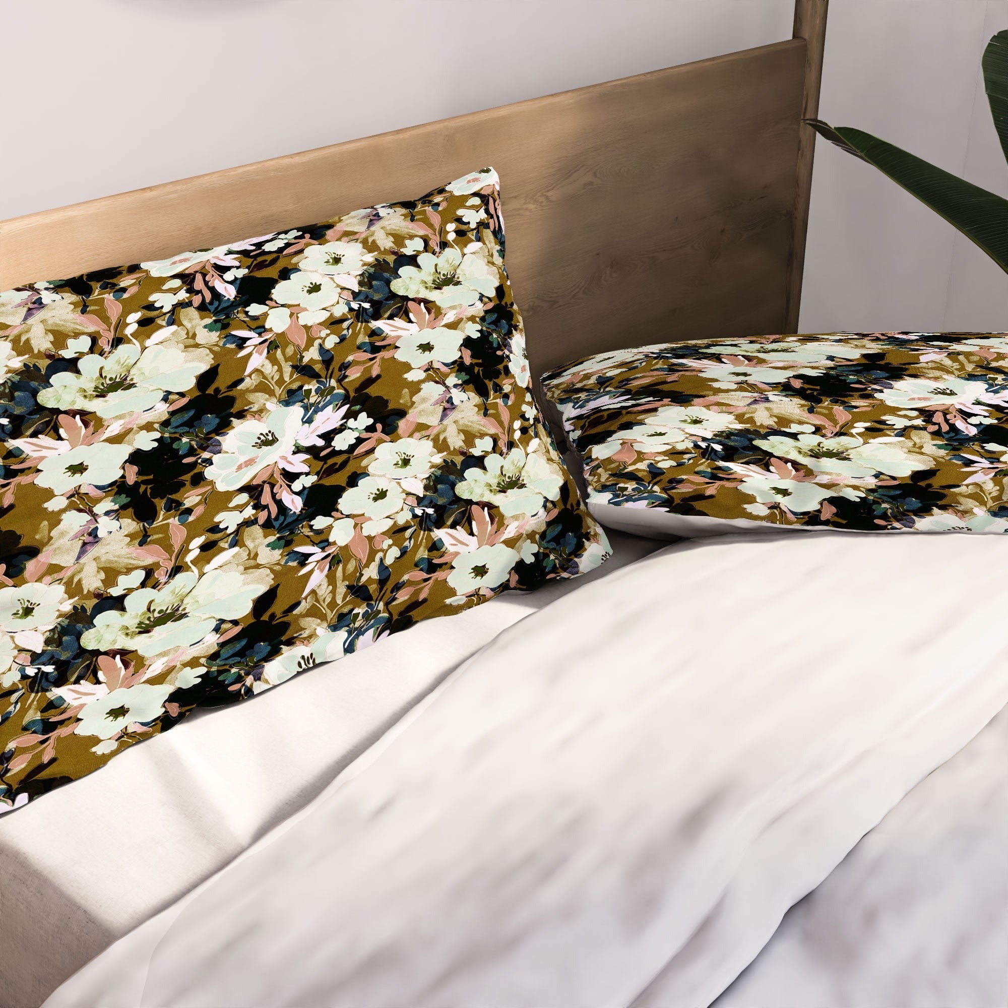 Marta Barragan Camarasa Romantic Floral Fusion Pillow Shams