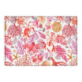 Ninola Design Botanic Retreat Coral Reef Crab Lobster Red Outdoor Rug