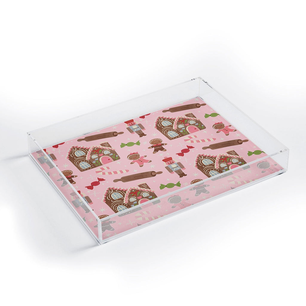 carriecantwell Sweet Christmas Holidays Acrylic Tray