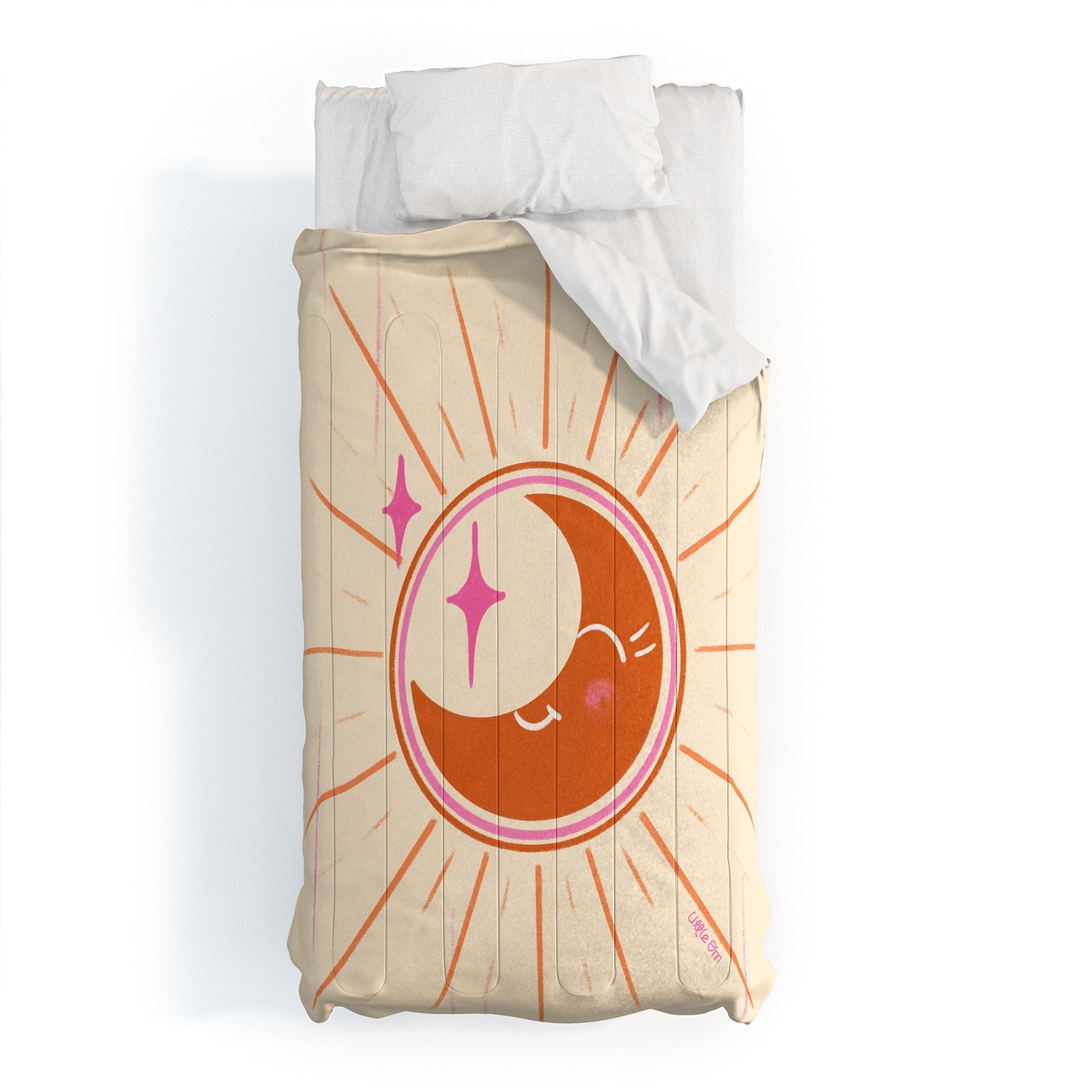 Little Om Celestial Moon cream Comforter