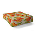 Jessica Molina Peach Pattern Floor Pillow Square