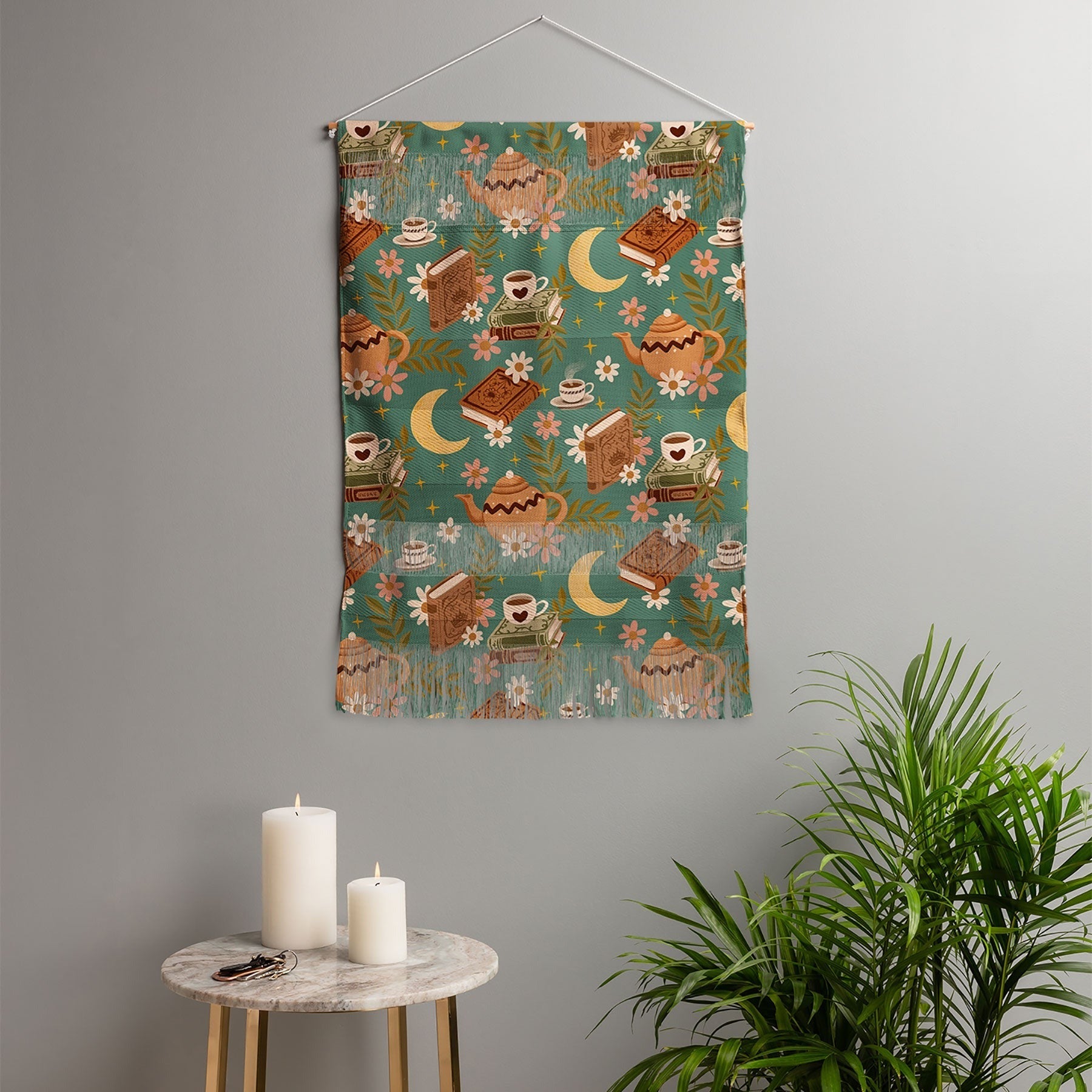 Avenie Moonlit Reading Nook I Wall Hanging Portrait