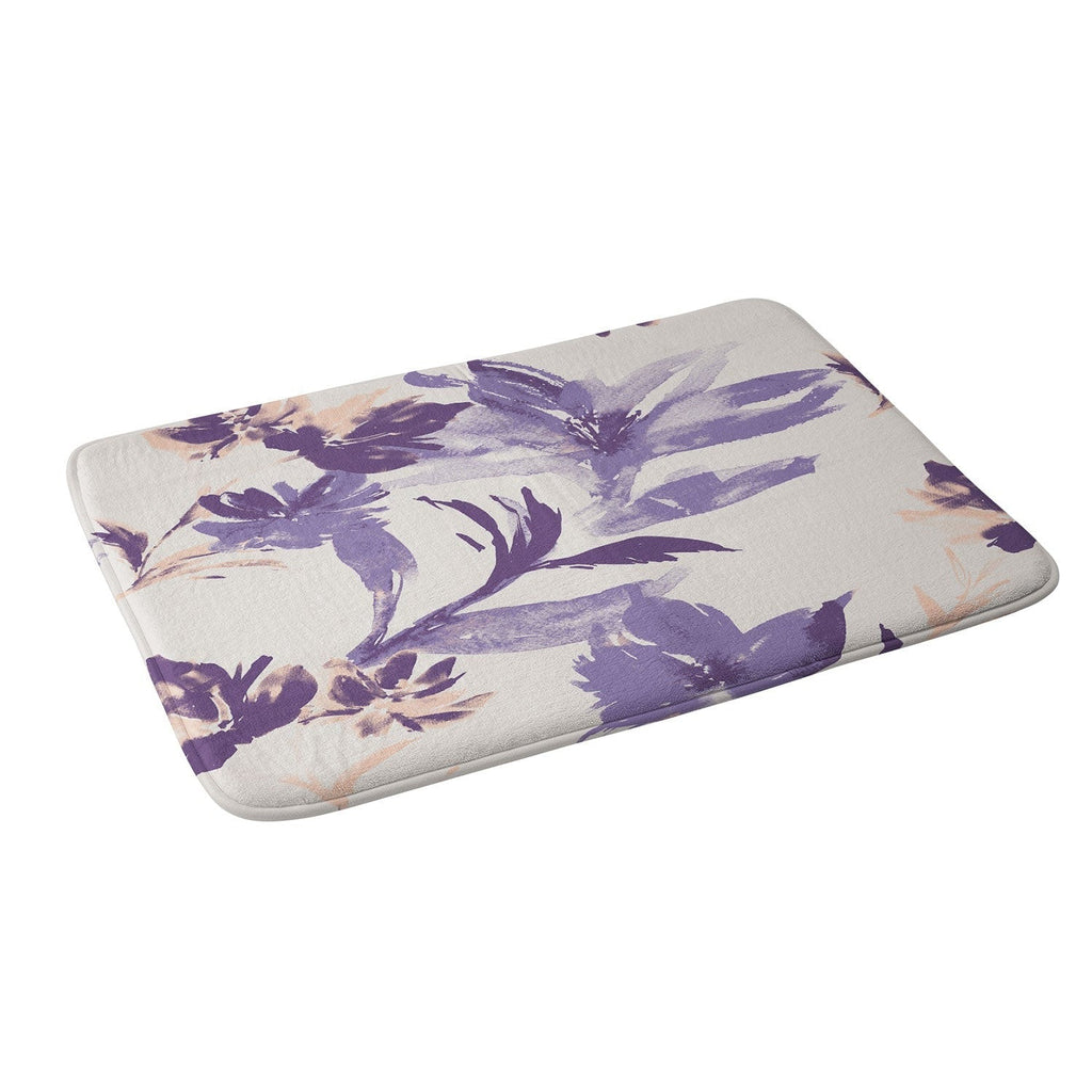 Gabriela Fuente Emma Classic Floral Memory Foam Bath Mat