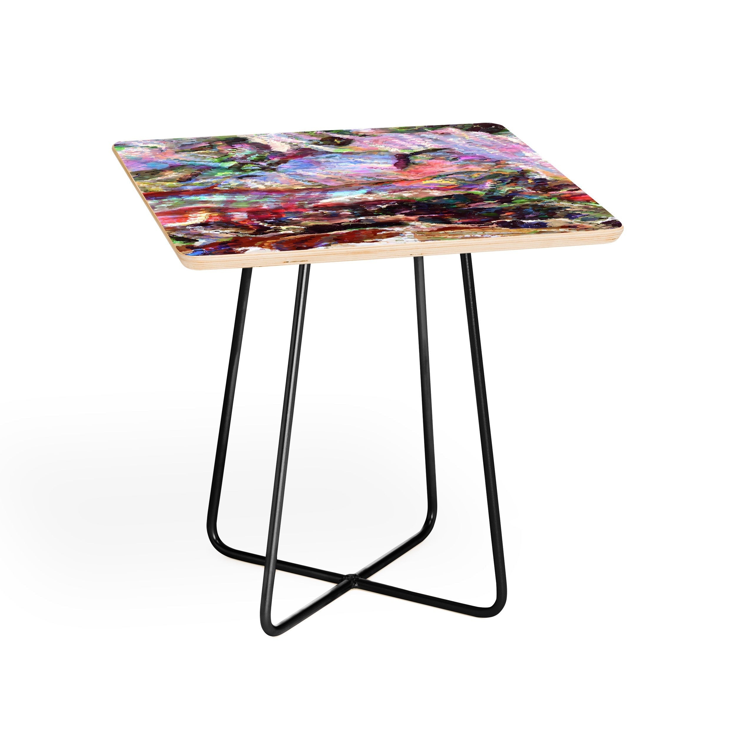 83 Oranges Sequin Haze Side Table