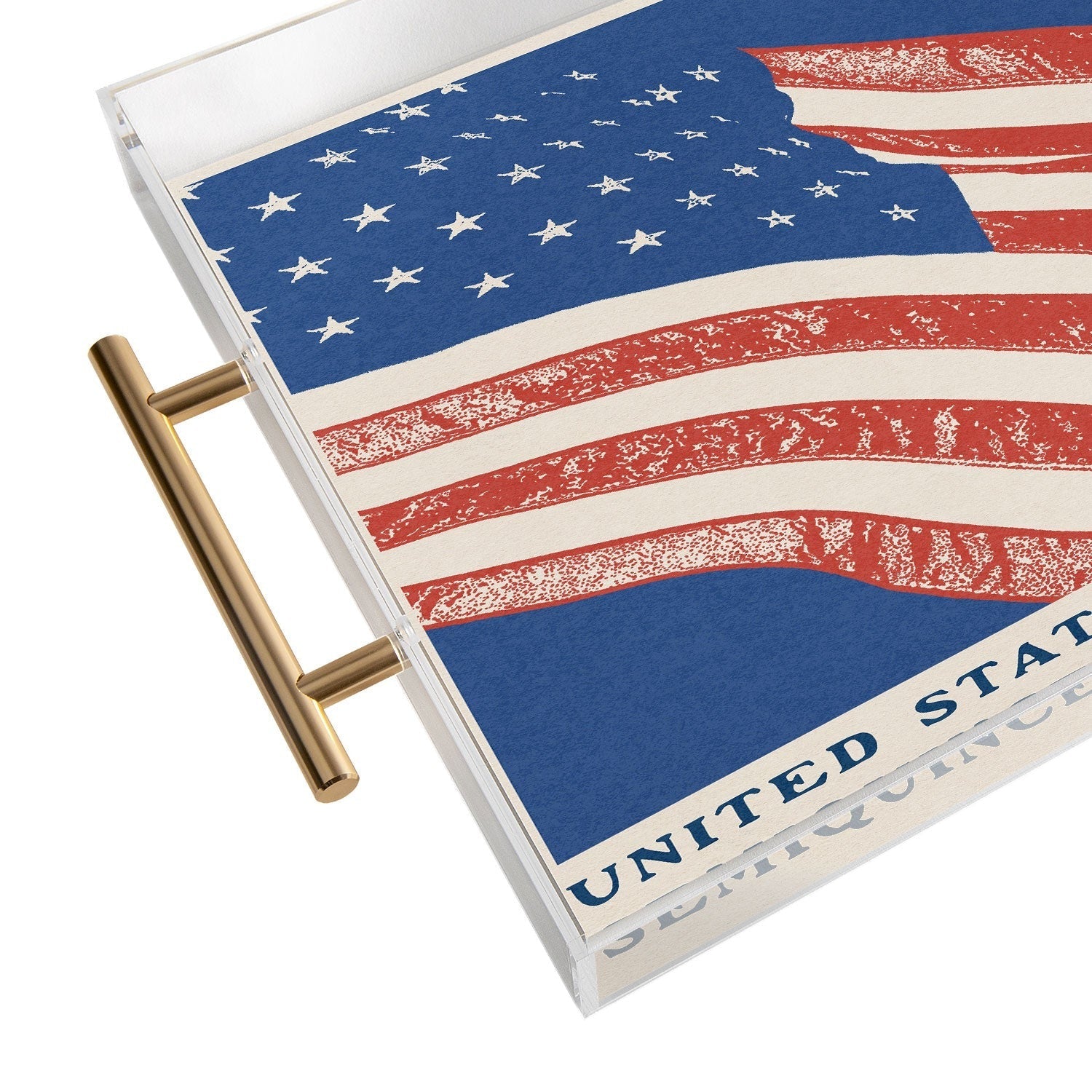 DENY Designs Stars n Stripes Semiquincentennial Acrylic Tray