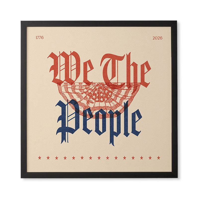 DENY Designs We The People ii Framed Wall Art