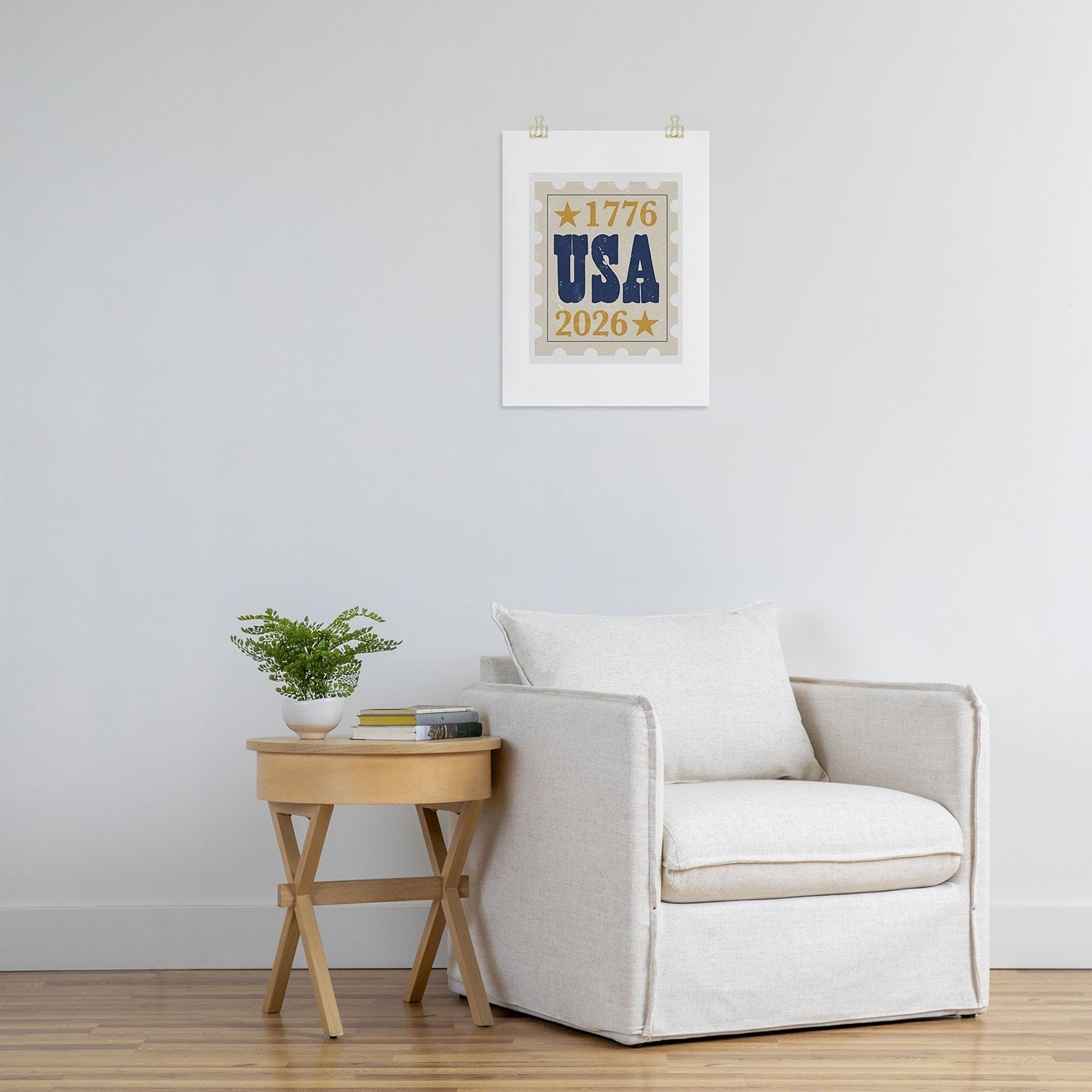 DENY Designs USA Stamp Art Print