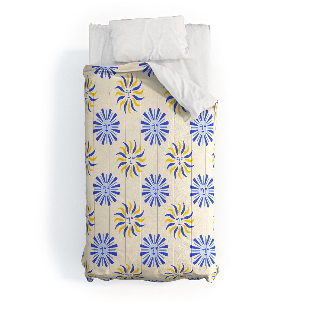 Design by Spark Dolce Vita Radial Sun Flames Comforter