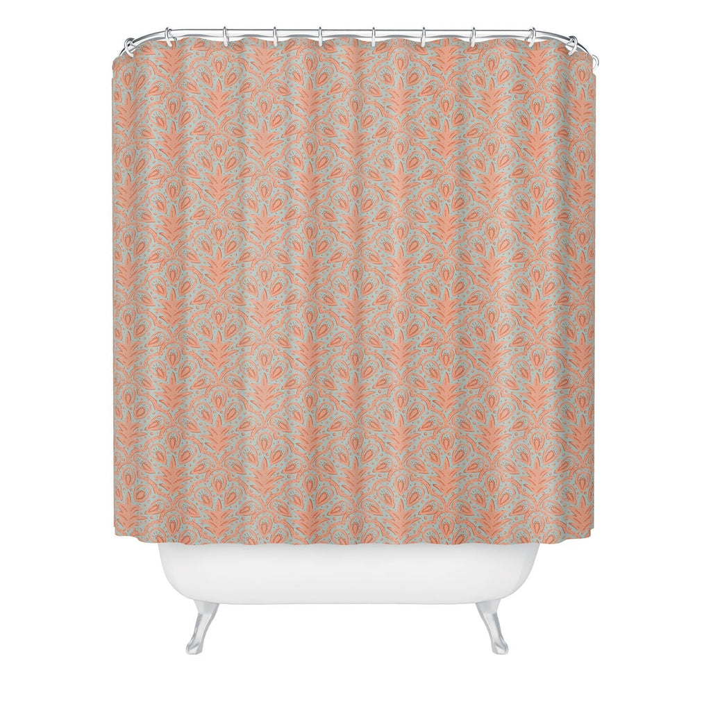 CoastL Studio Palm Scallop Shower Curtain
