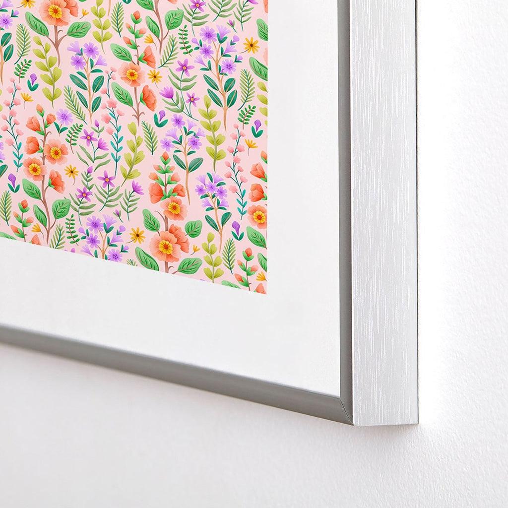 Pimlada Phuapradit Ditsy Spring Floral Metal Framed Art Print
