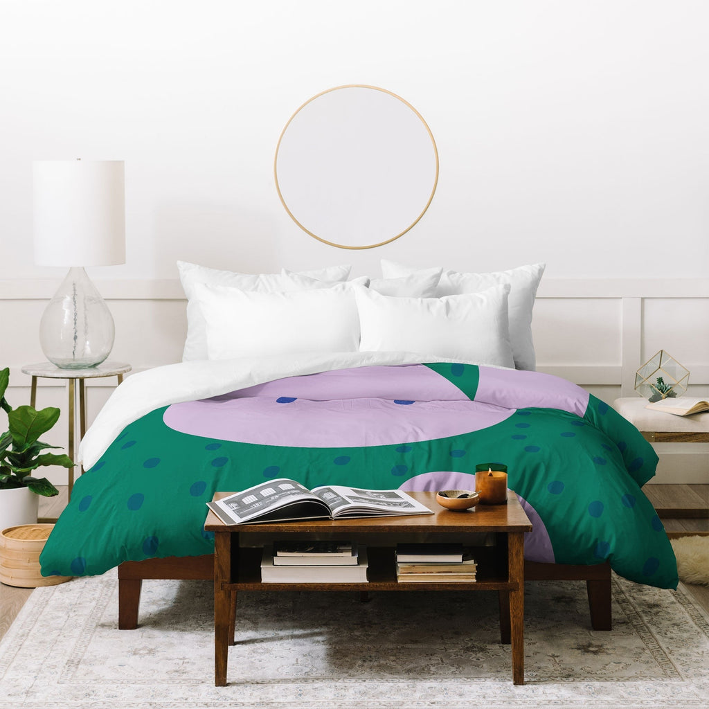 Camilla Foss Pebbles and Rabbit Duvet Cover