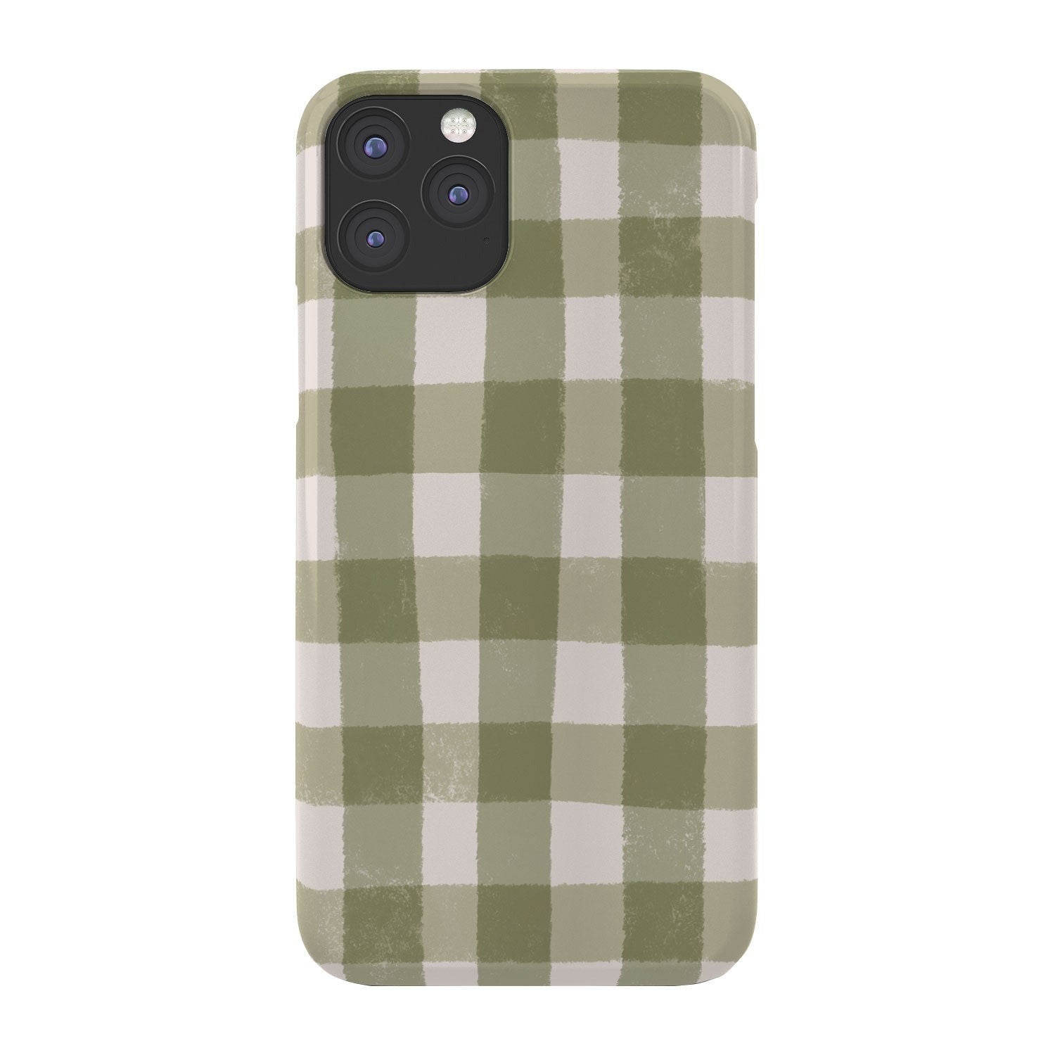 Menina Lisboa Rustic Green Plaid Phone Case