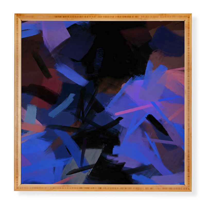 83 Oranges Midnight Sparks Framed Wall Art