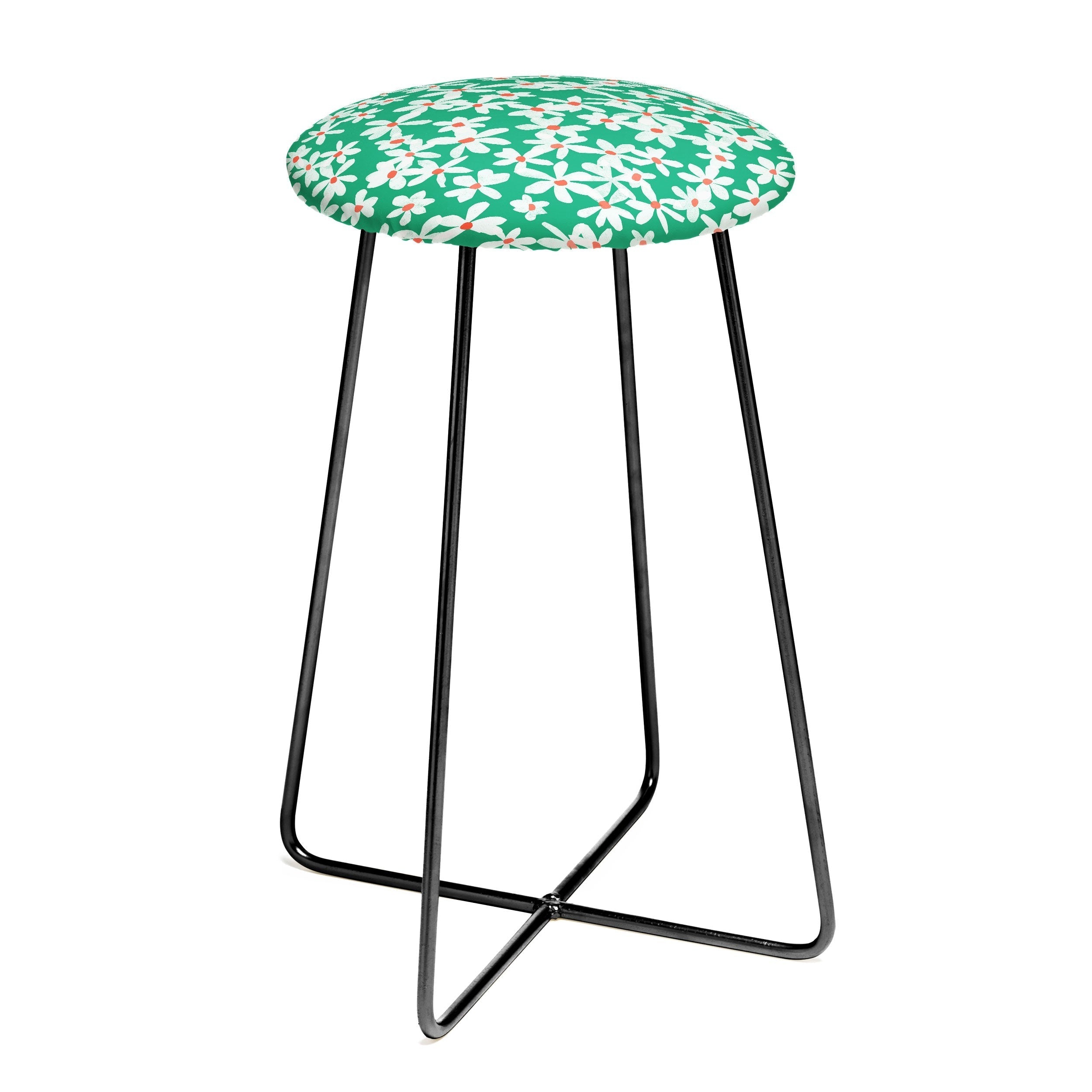 Garima Dhawan wildflowers 15 Counter Stool
