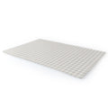 Colour Poems Gingham Plaid Pattern Cloud White Area Rug