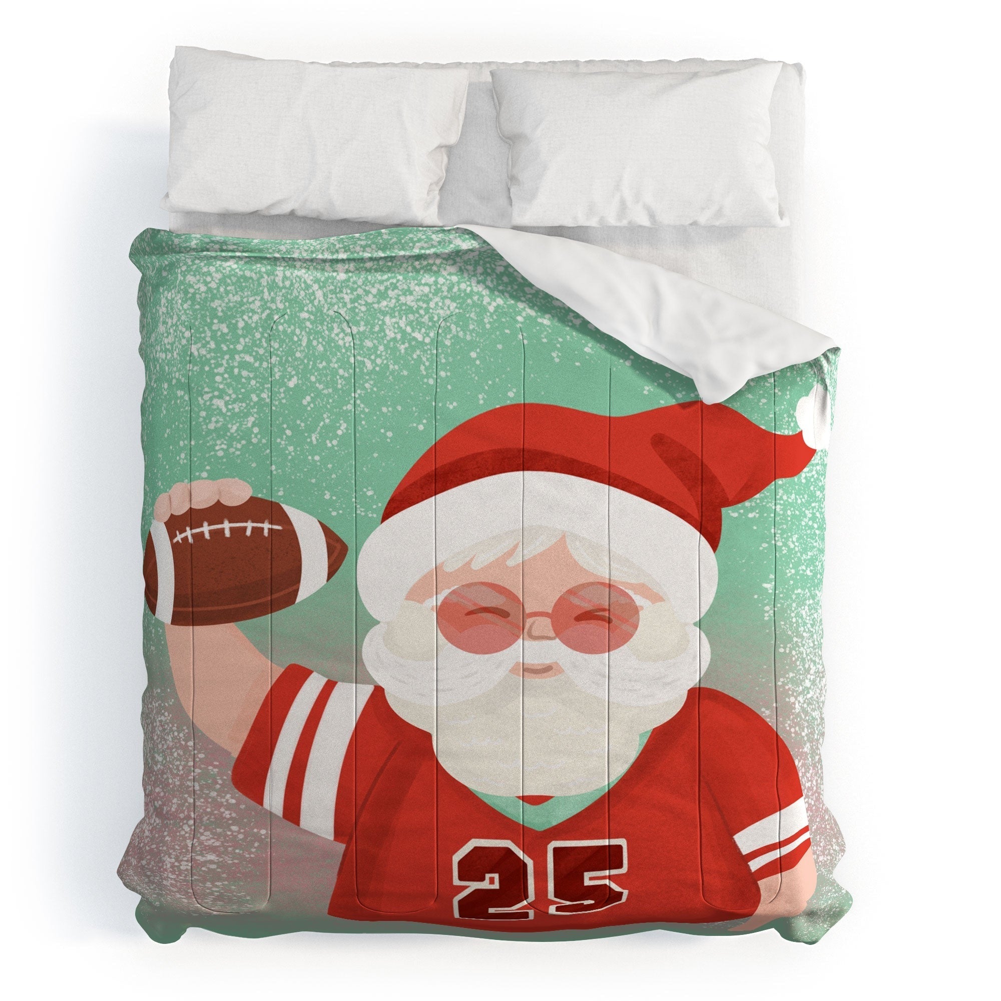 Design by Spark Sporty Football Santa Comforter