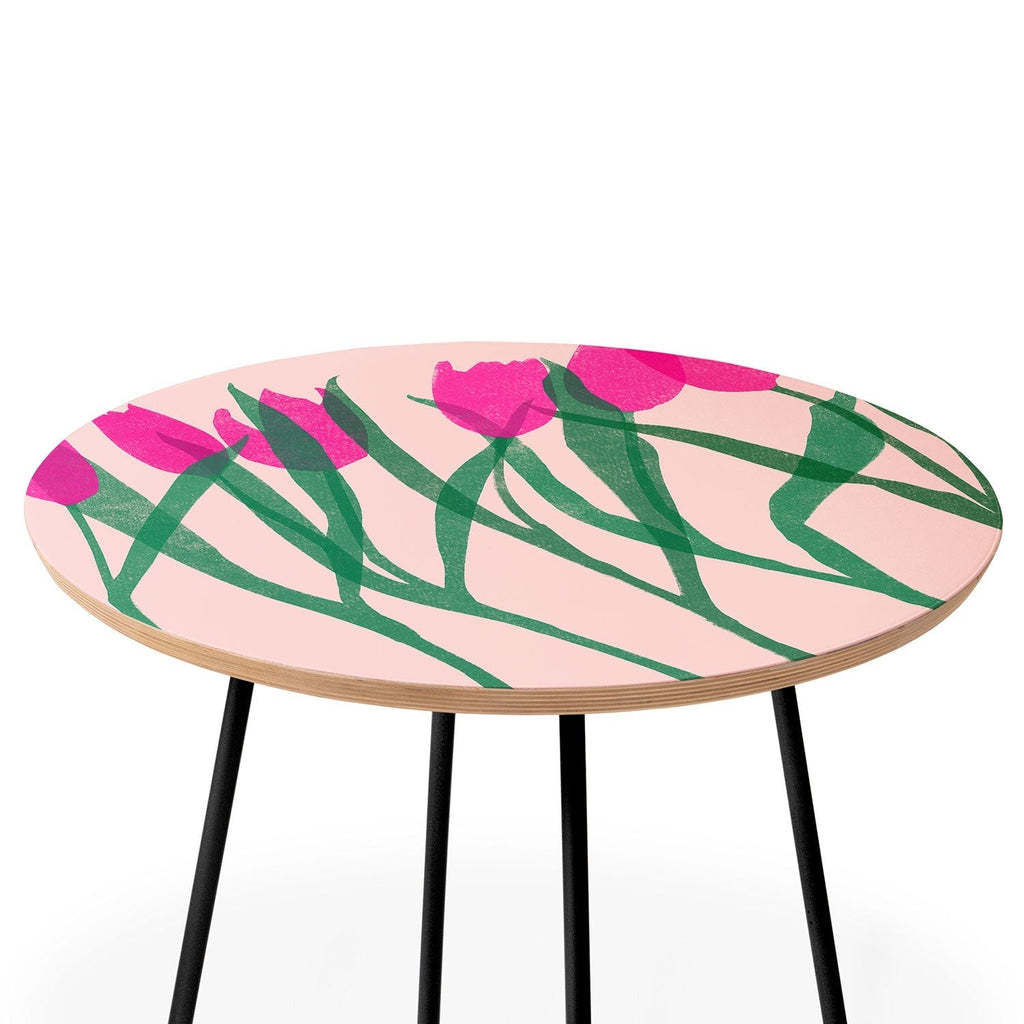 Garima Dhawan tulips 14 Round Side Table