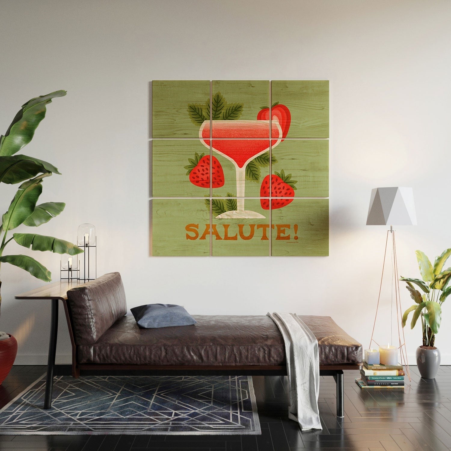 Jessica Molina Rossini Wood Wall Mural