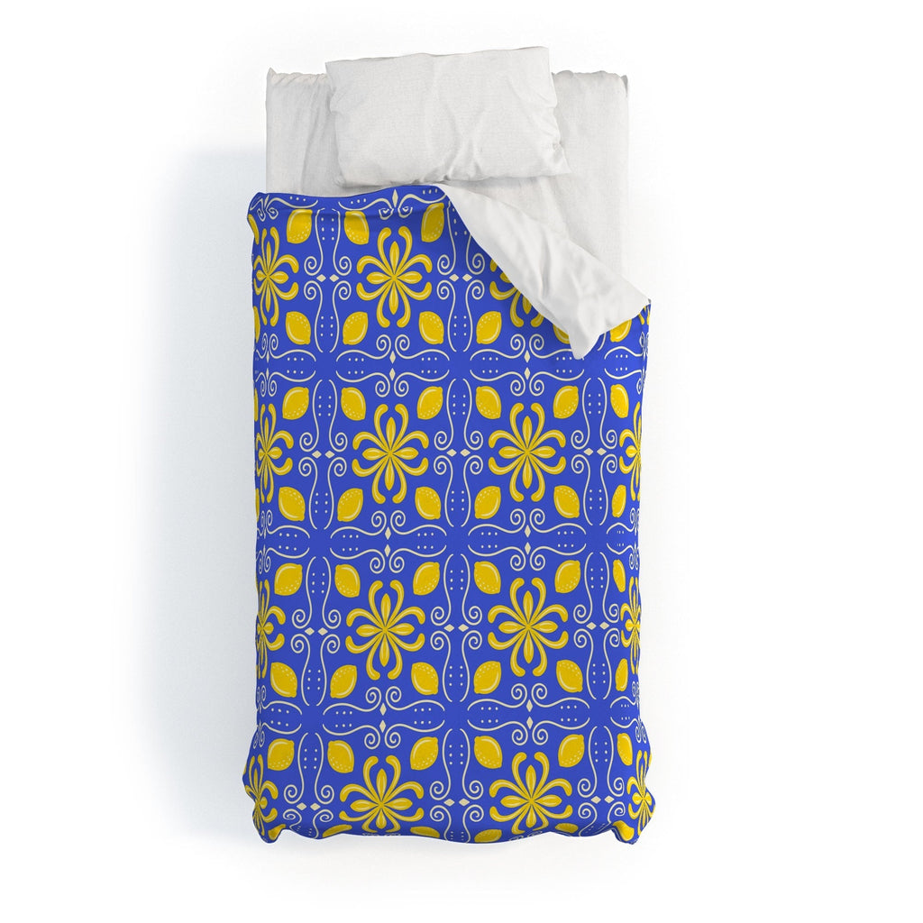 Design by Spark Dolce Vita Lemon Tile Duvet Cover