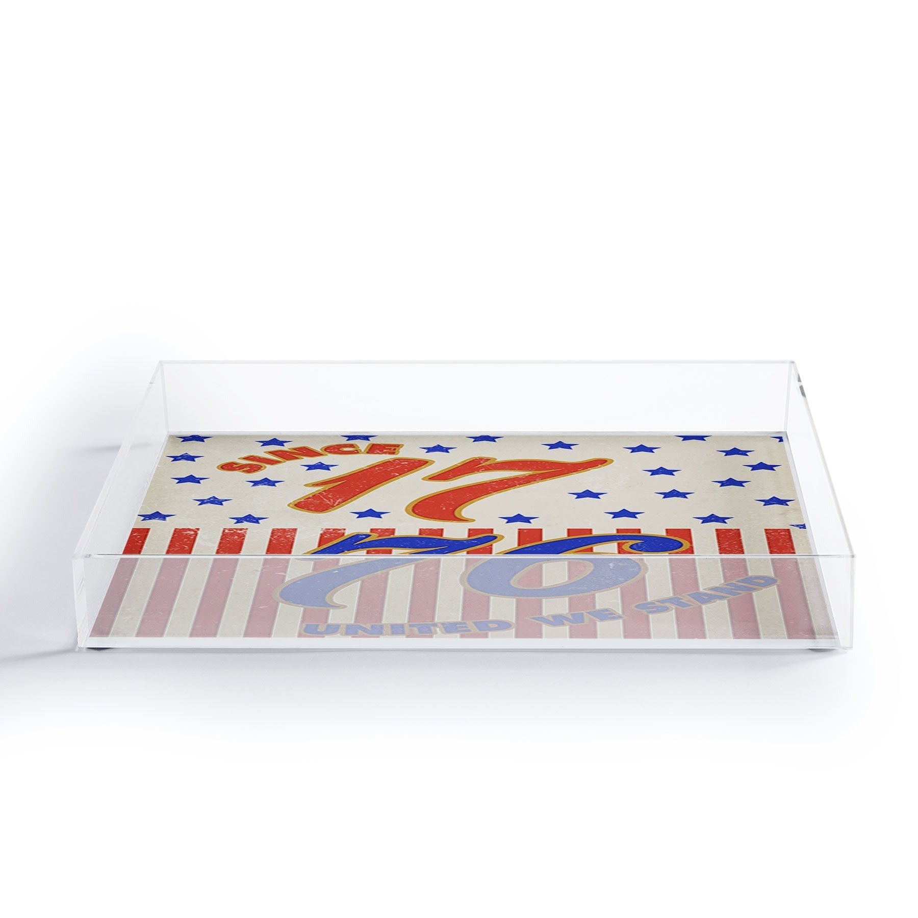 DENY Designs 1776 Stars Acrylic Tray