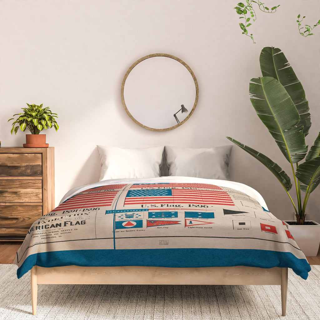 DENY Designs Goff s Evolution of the American Flag Comforter