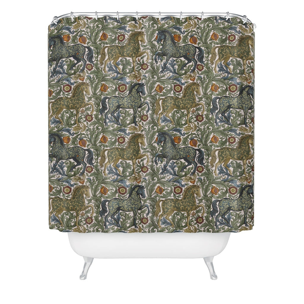 Marta Barragan Camarasa Renaissance Horse Garden Shower Curtain