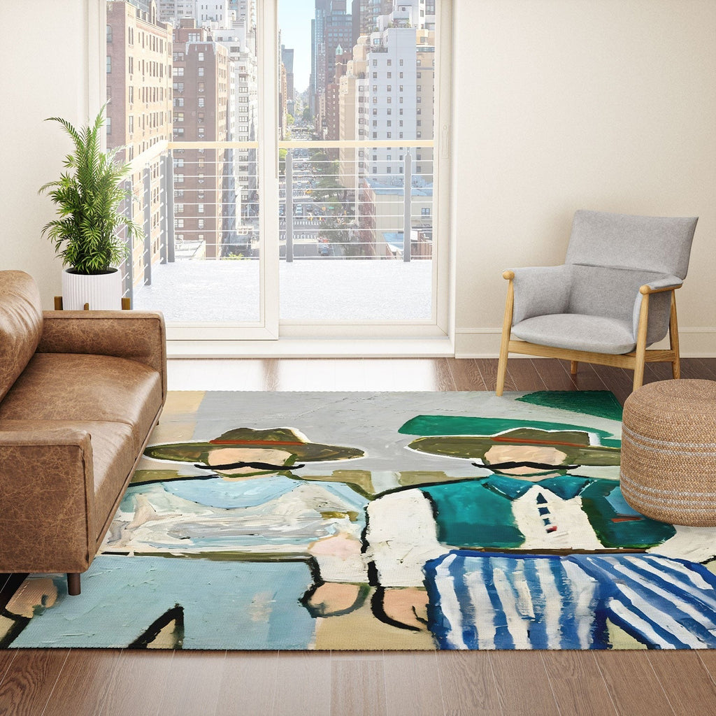 83 Oranges Side By Side Cowboy Edition Area Rug
