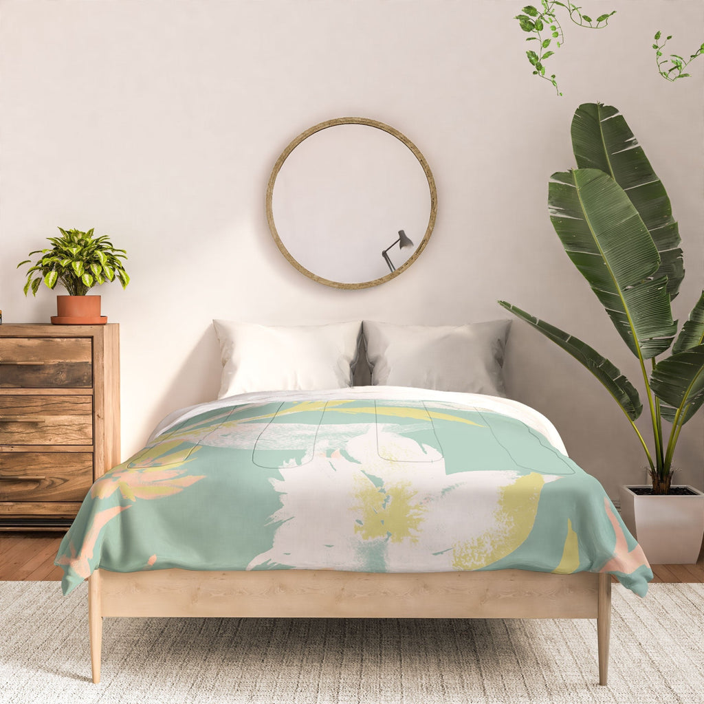 Gabriela Fuente Emma Floral Mint Comforter