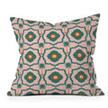 Design by Spark Mid Mod Palm Springs Outdoor Throw Pillow