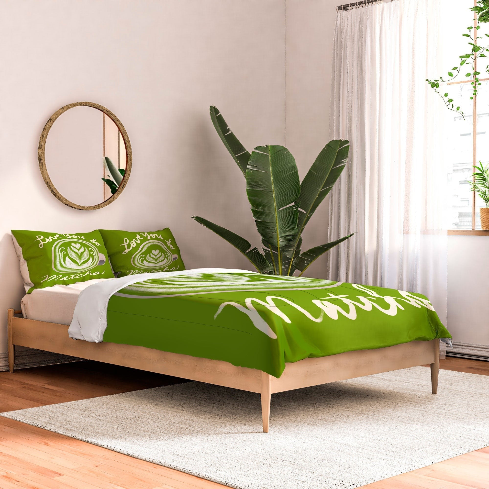 Design by Spark Love You So Matcha Comforter