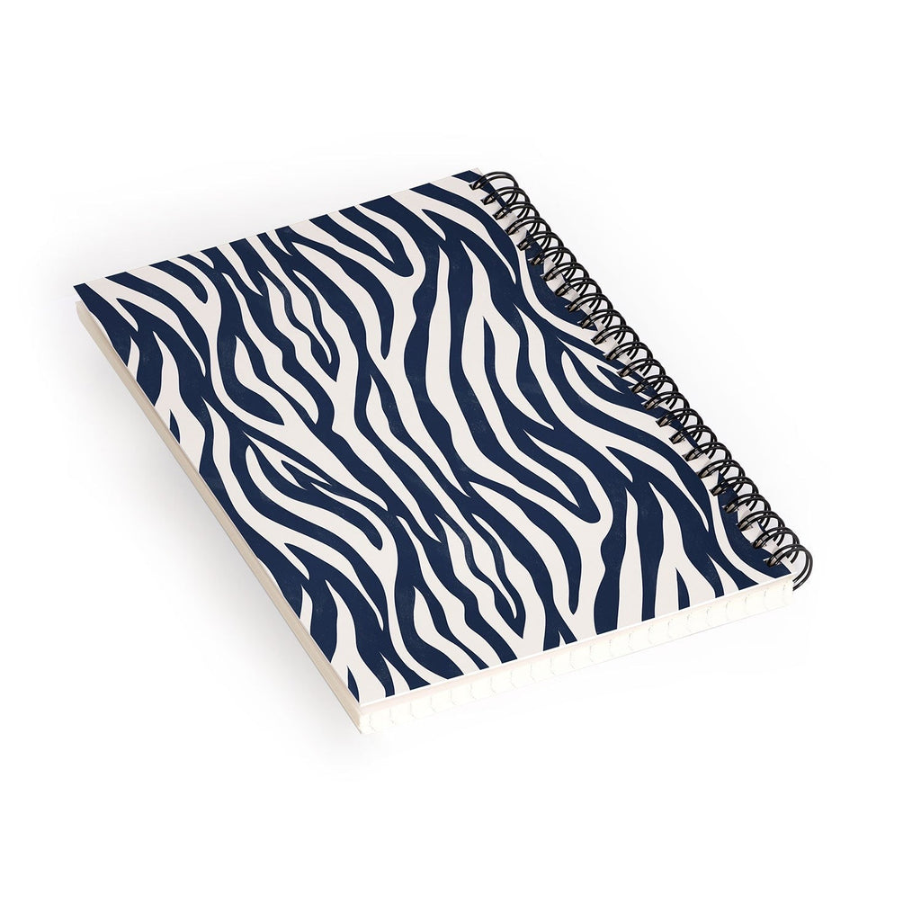 Avenie BR Navy Tiger Stripes Spiral Notebook