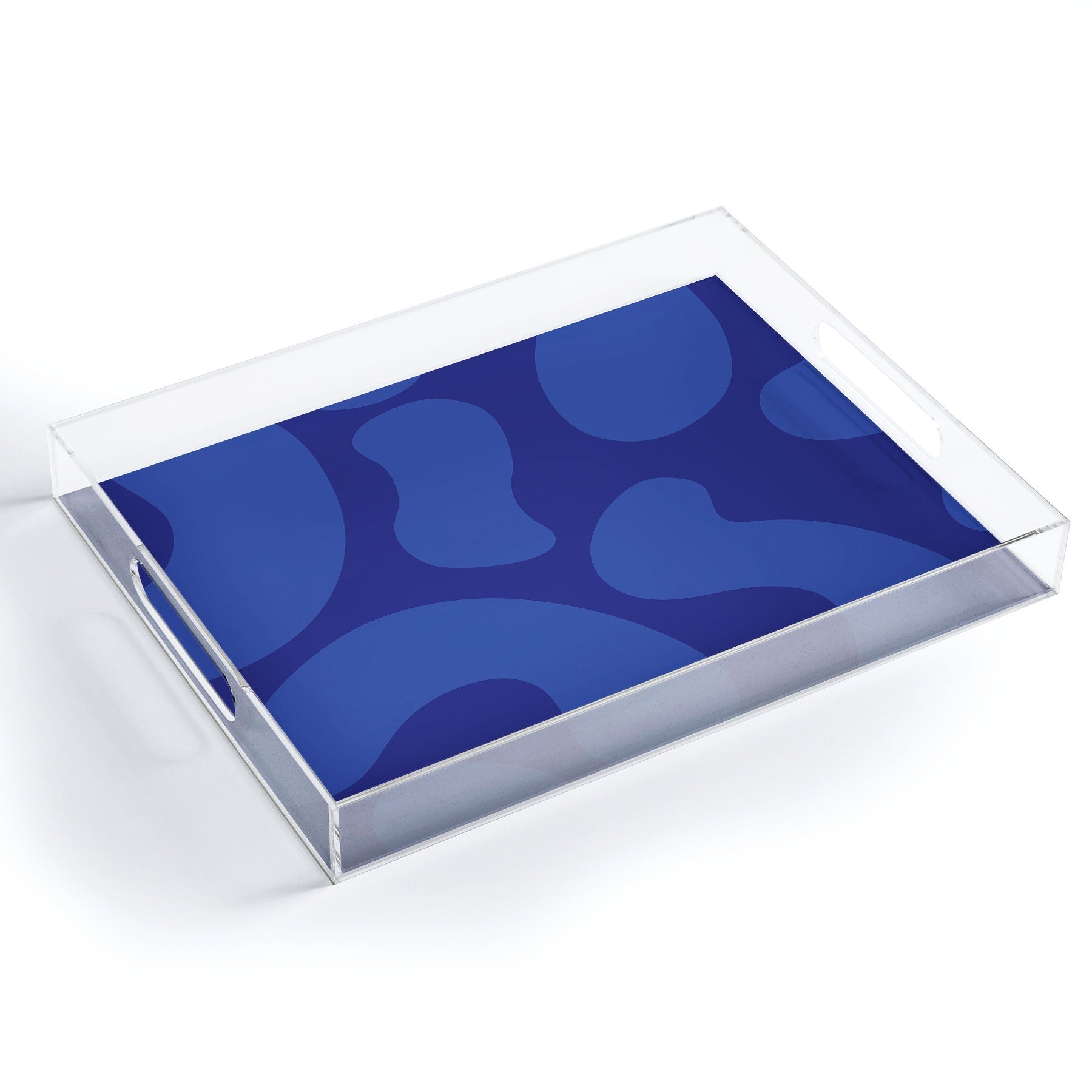 Camilla Foss Blue Pebble Acrylic Tray