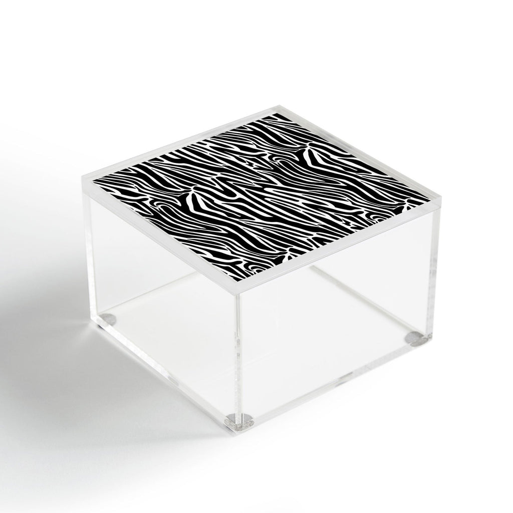 Jennifer Labre Wild Zebra Acrylic Box