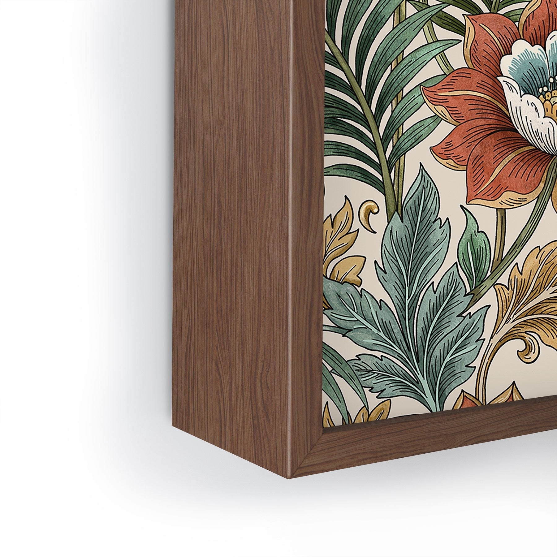 Marta Barragan Camarasa Retro Jungle Garden Framed Mini Art Print
