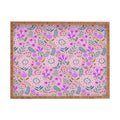 Pimlada Phuapradit Ditsy Purple Floral Half Drop Rectangular Tray