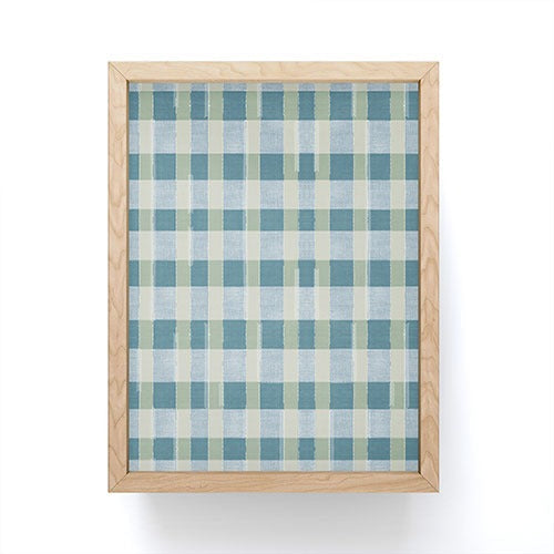 Marta Barragan Camarasa Country Style Checks Framed Mini Art Print