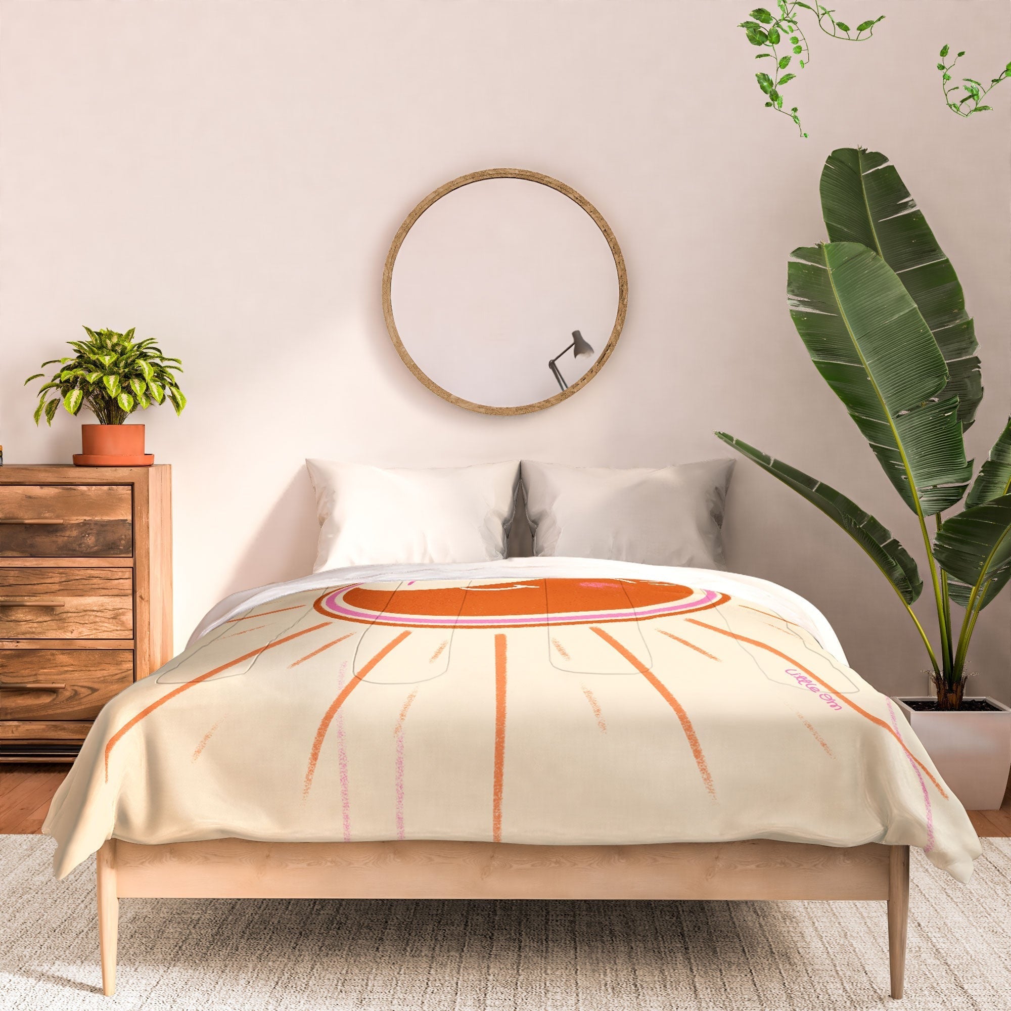 Little Om Celestial Moon cream Comforter