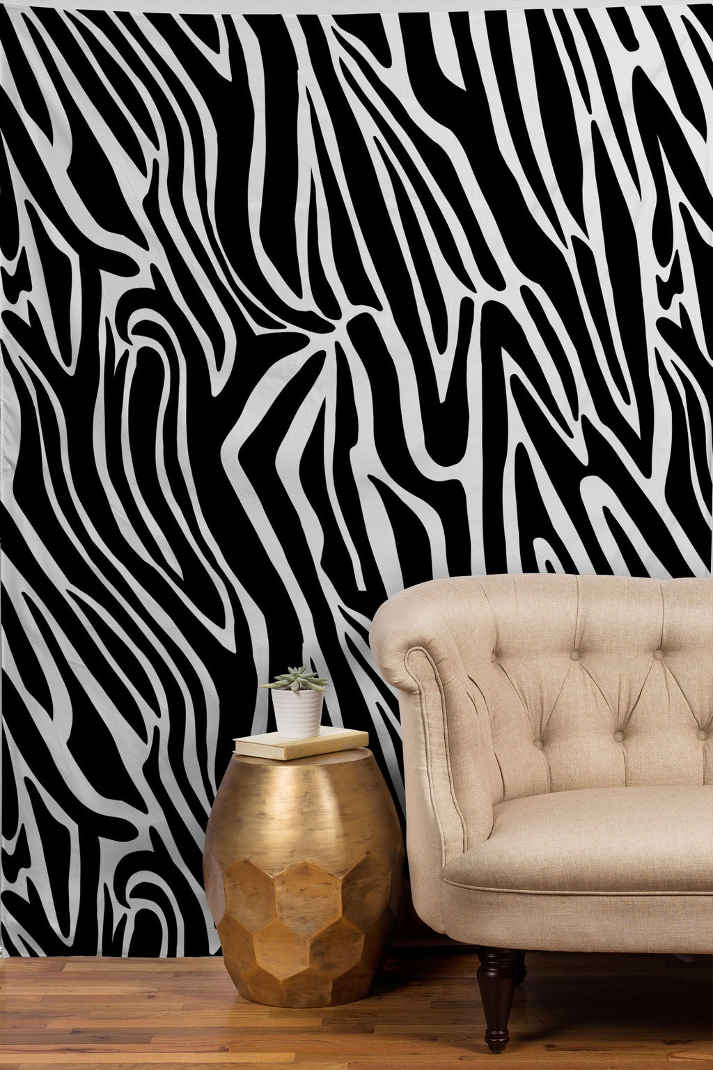 Jennifer Labre Wild Zebra Tapestry
