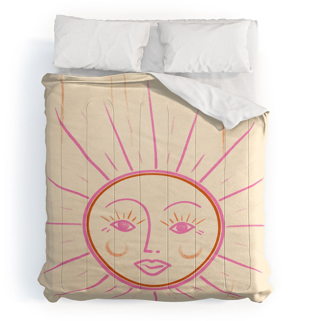 Little Om Celestial Sun cream Comforter