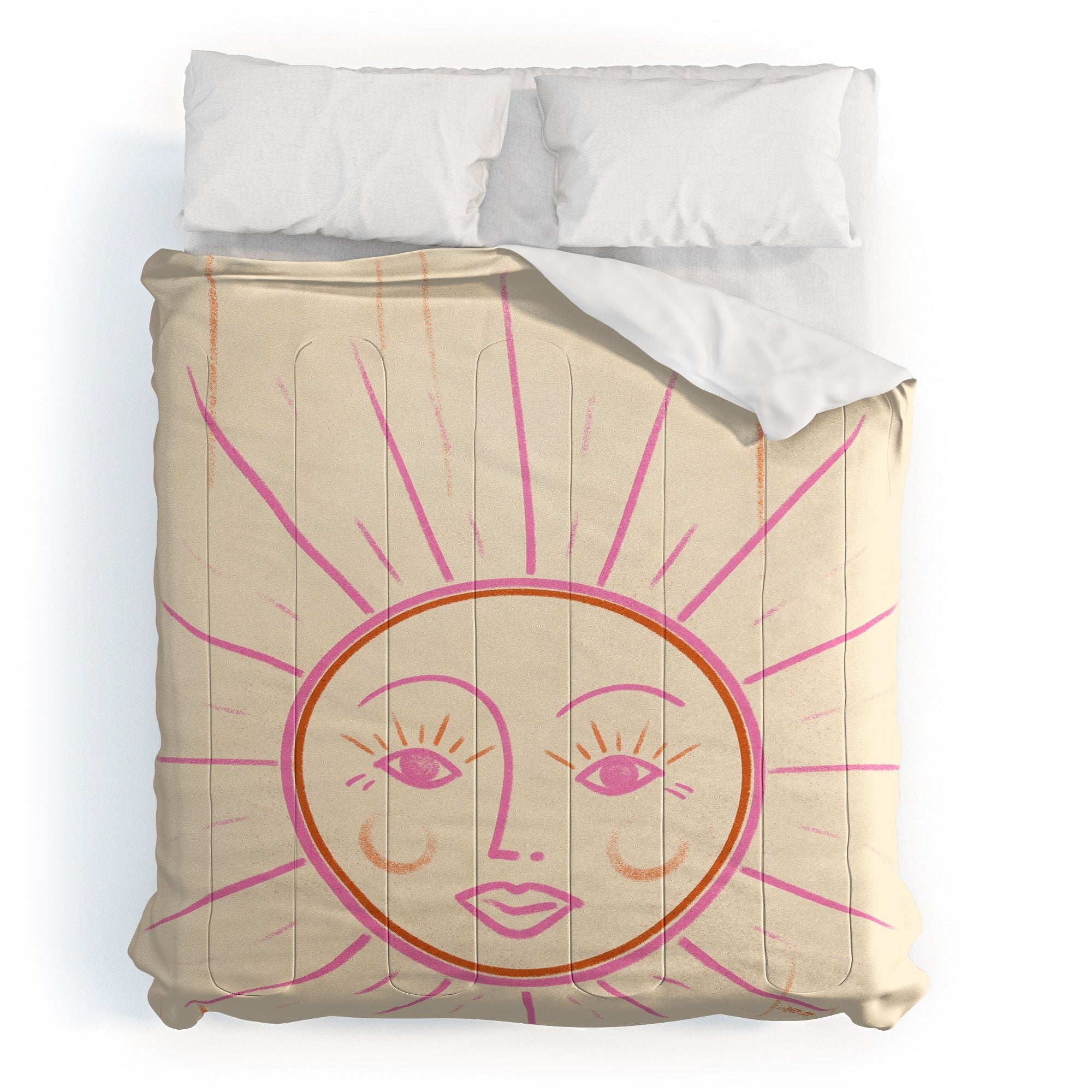 Little Om Celestial Sun cream Comforter