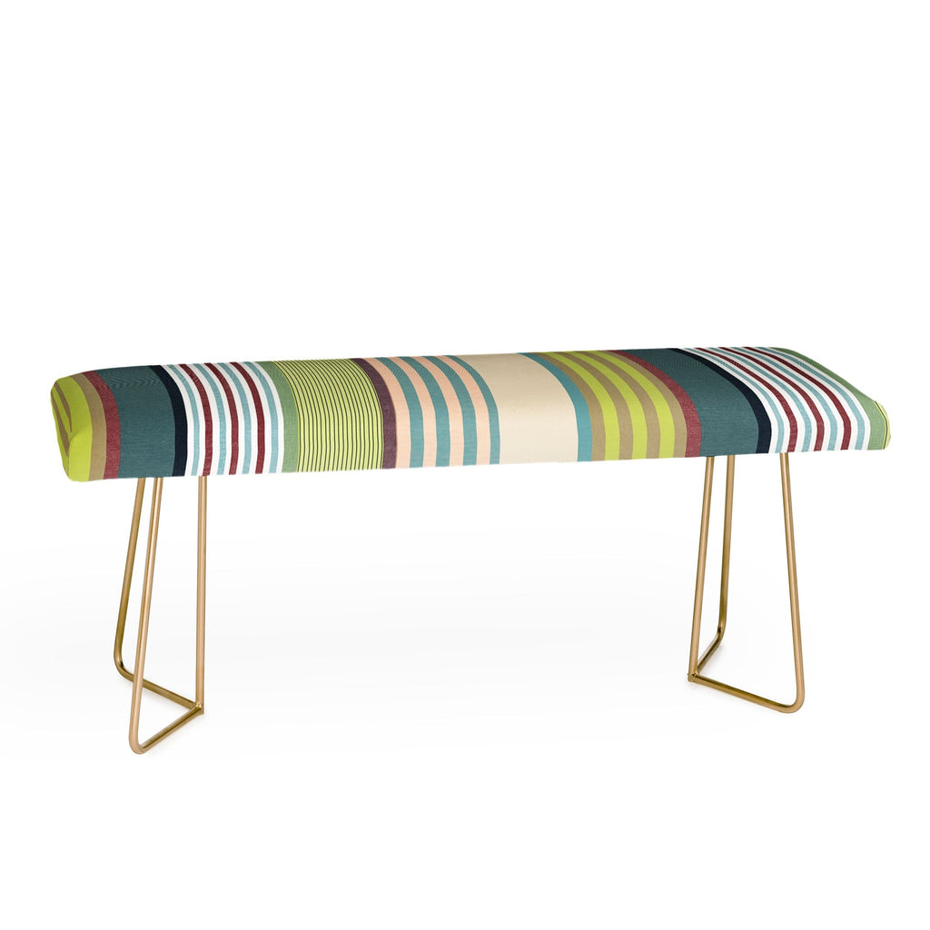 Marta Barragan Camarasa Colorful Stripe Delight Bench